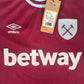 West Ham United 2024/2025 Home Football Shirt Large BNWT – Football Shirt Kingdom