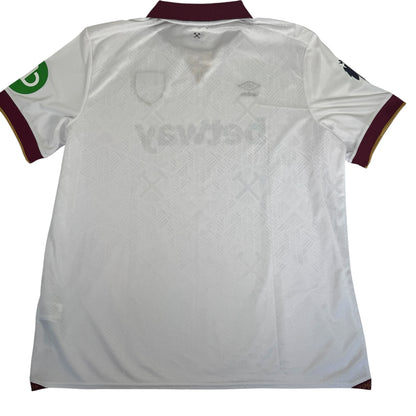 West Ham United 2024/2025 Third Football Shirt 3XL BNWT — full back view