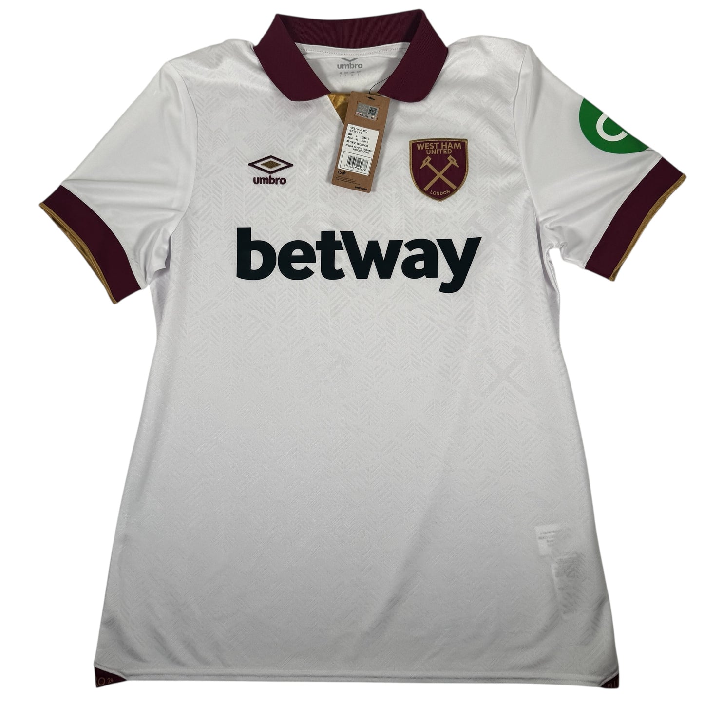 West Ham United 2024/2025 Third Football Shirt Large BNWT – Football Shirt Kingdom