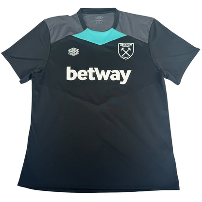 West Ham United 2024/2025 Training Football Shirt 3XL — full front view