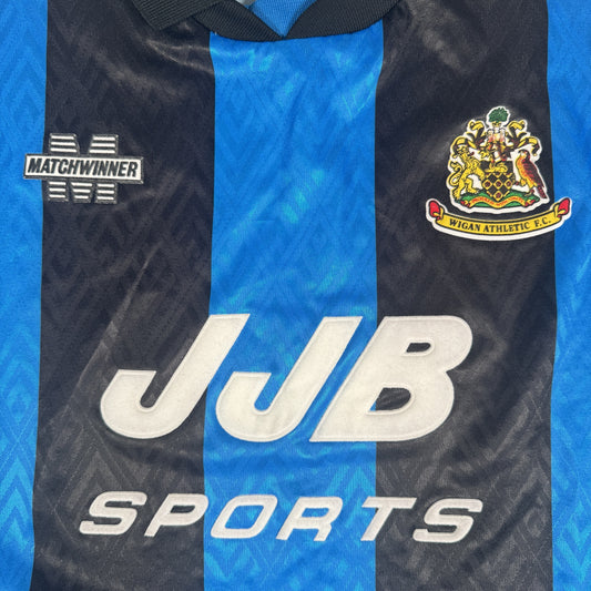 Wigan Athletic 1994/1995 Home Football Shirt Large