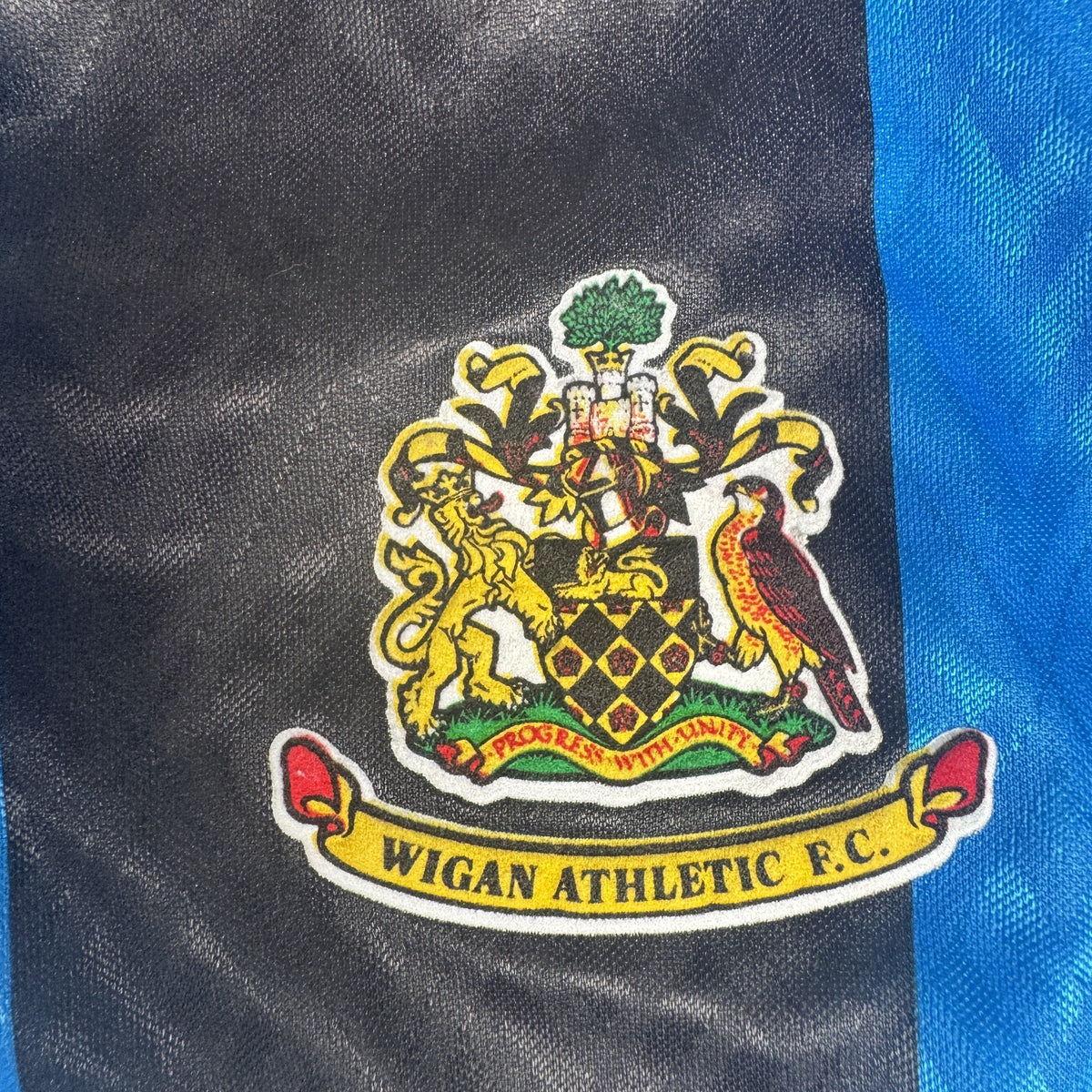 Wigan Athletic 1994/1995 Home Football Shirt Large