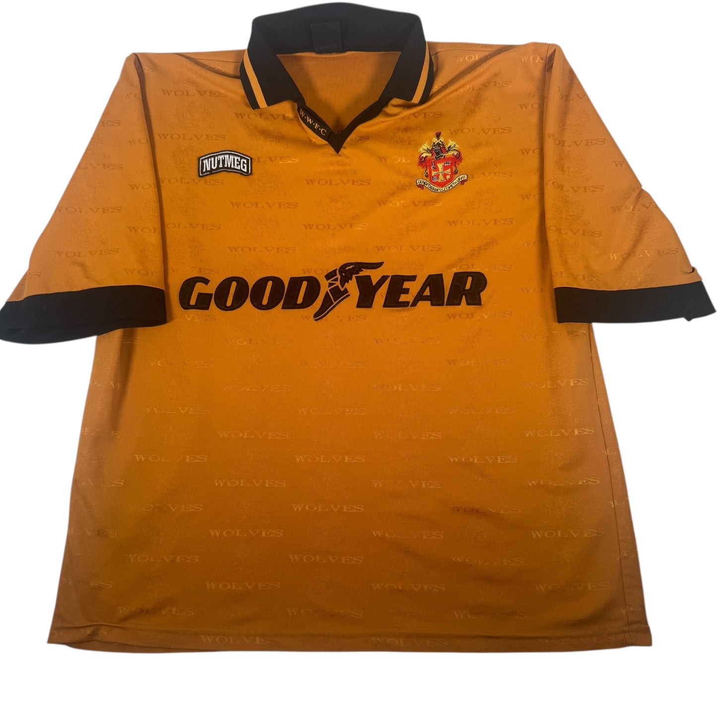 Wolves Wolverhampton Wanderers 1994/1995/1996 Home Football Shirt XL – Football Shirt Kingdom
