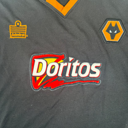 Wolves Wolverhampton Wanderers 2003/2004 Away Football Shirt XL — front close-up