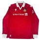 Wrexham 2024/2025 Home Long Sleeve Football Shirt Medium – Football Shirt Kingdom