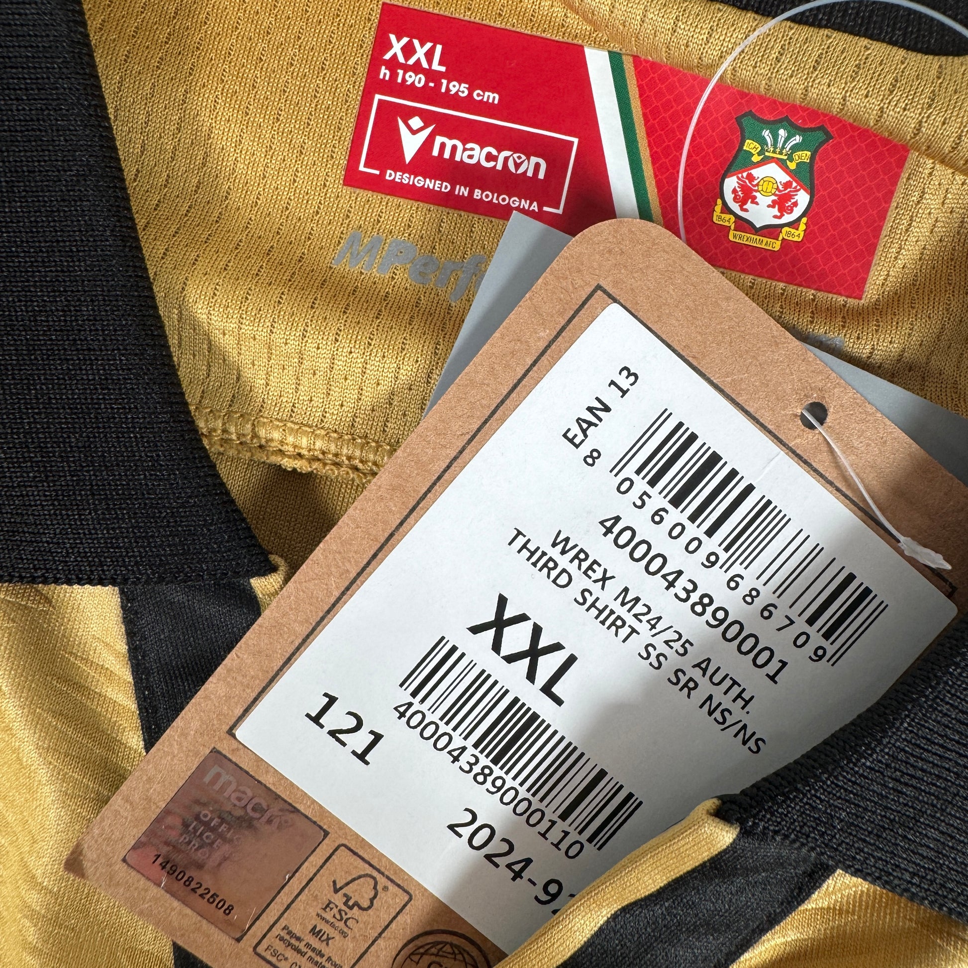 Wrexham 2024/2025 Third Football Shirt XXL 2XL BNWT – Football Shirt Kingdom