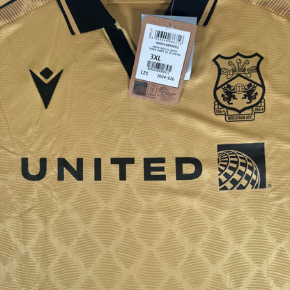 Wrexham 2024/2025 Third Football Shirt 3XL BNWT — front close-up