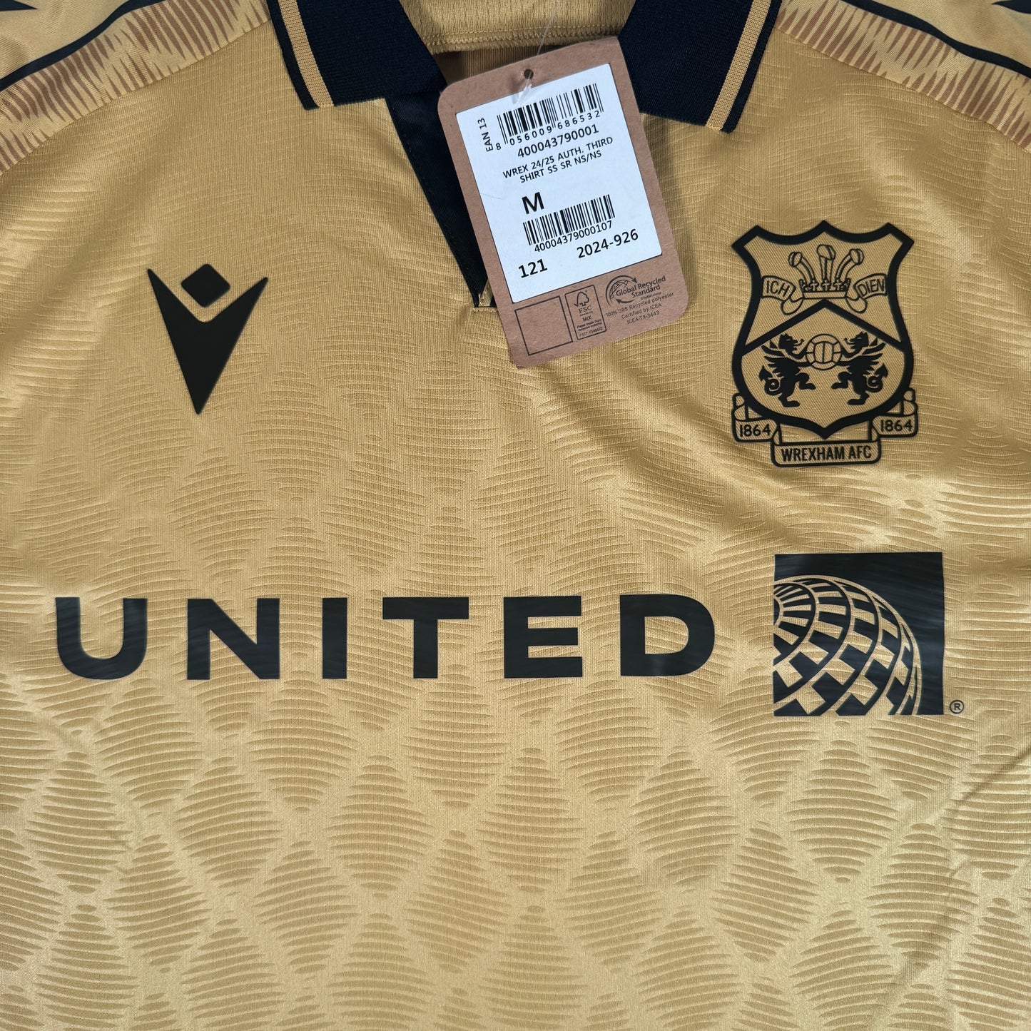 Wrexham 2024/2025 Third Football Shirt Medium BNWT – Football Shirt Kingdom
