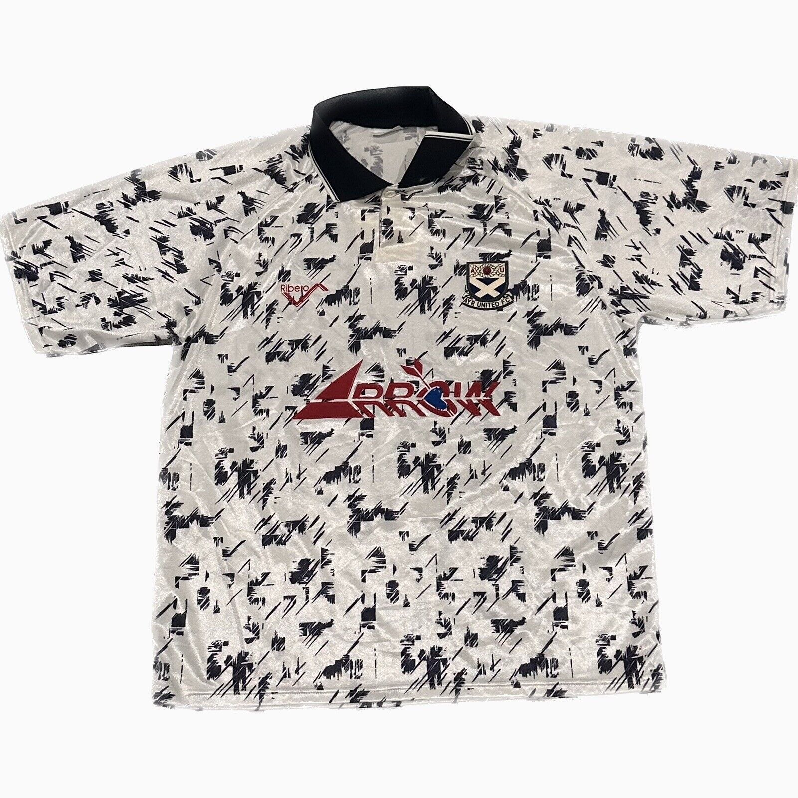 ayr united 1993 1994 home football shirt large2