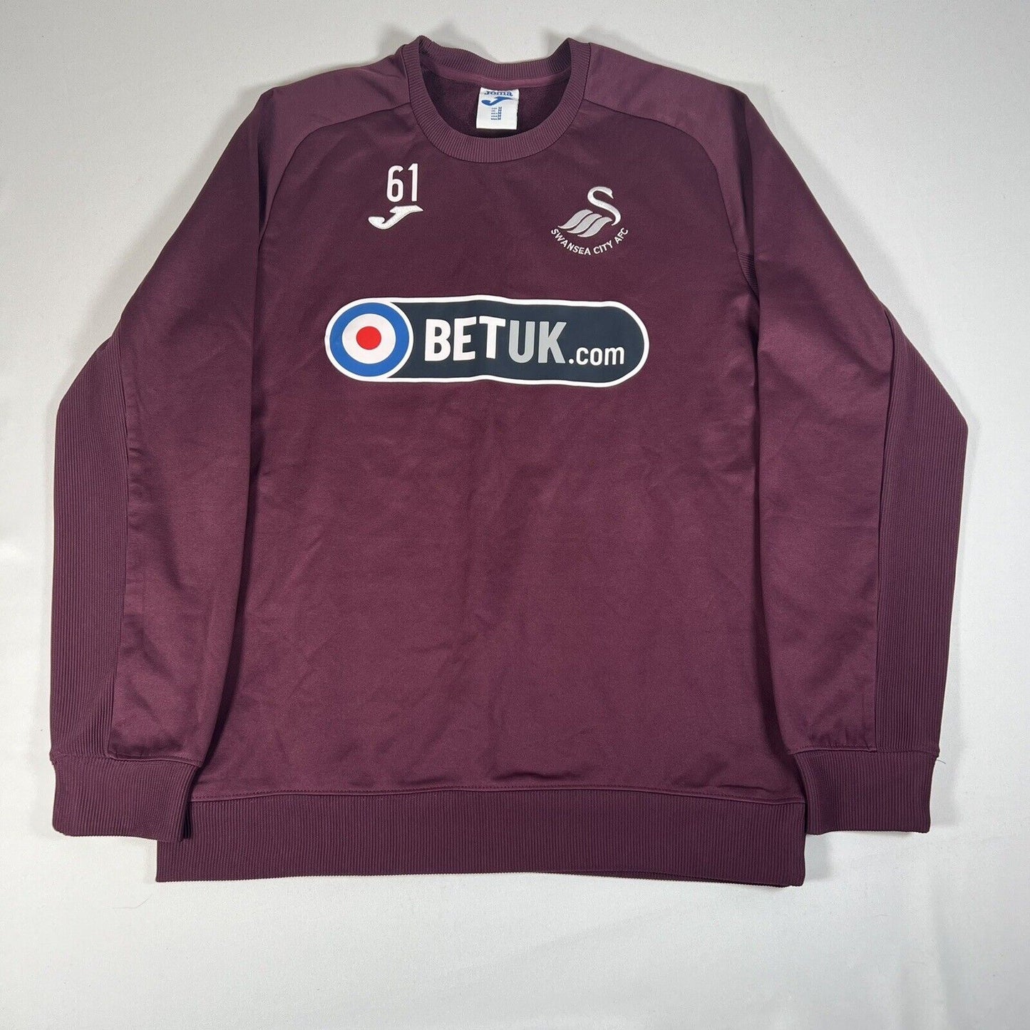 Swansea City 2018/2019 Football Issued/Worn Sweatshirt Medium