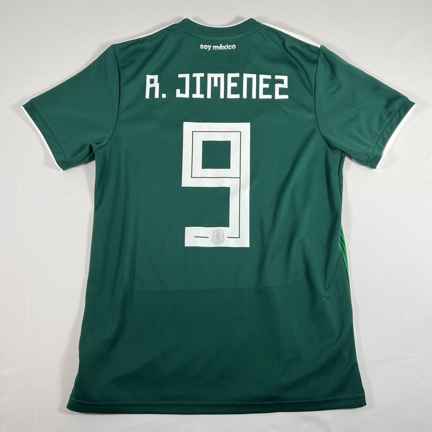 Mexico JIMENEZ 9 2018/2019 World Cup Home Football Shirt Medium