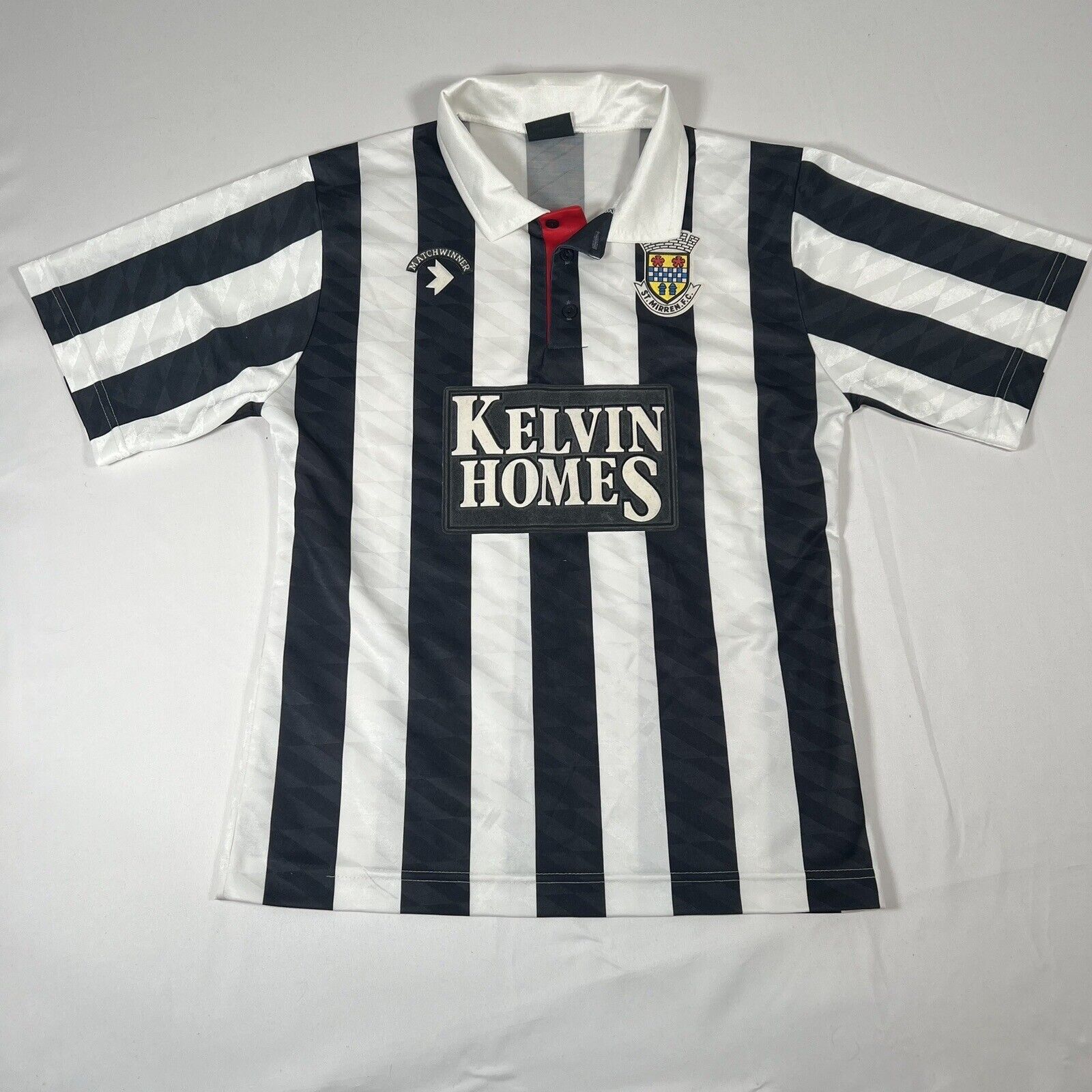 st mirren 1989 1990 1991 home football shirt small2