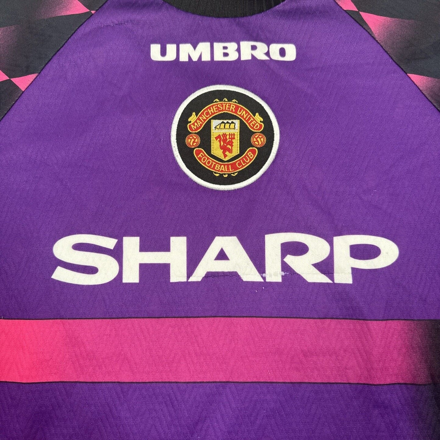 Manchester United 1996/1997 Goalkeeper Football Shirt Medium - Football Shirt Kingdom