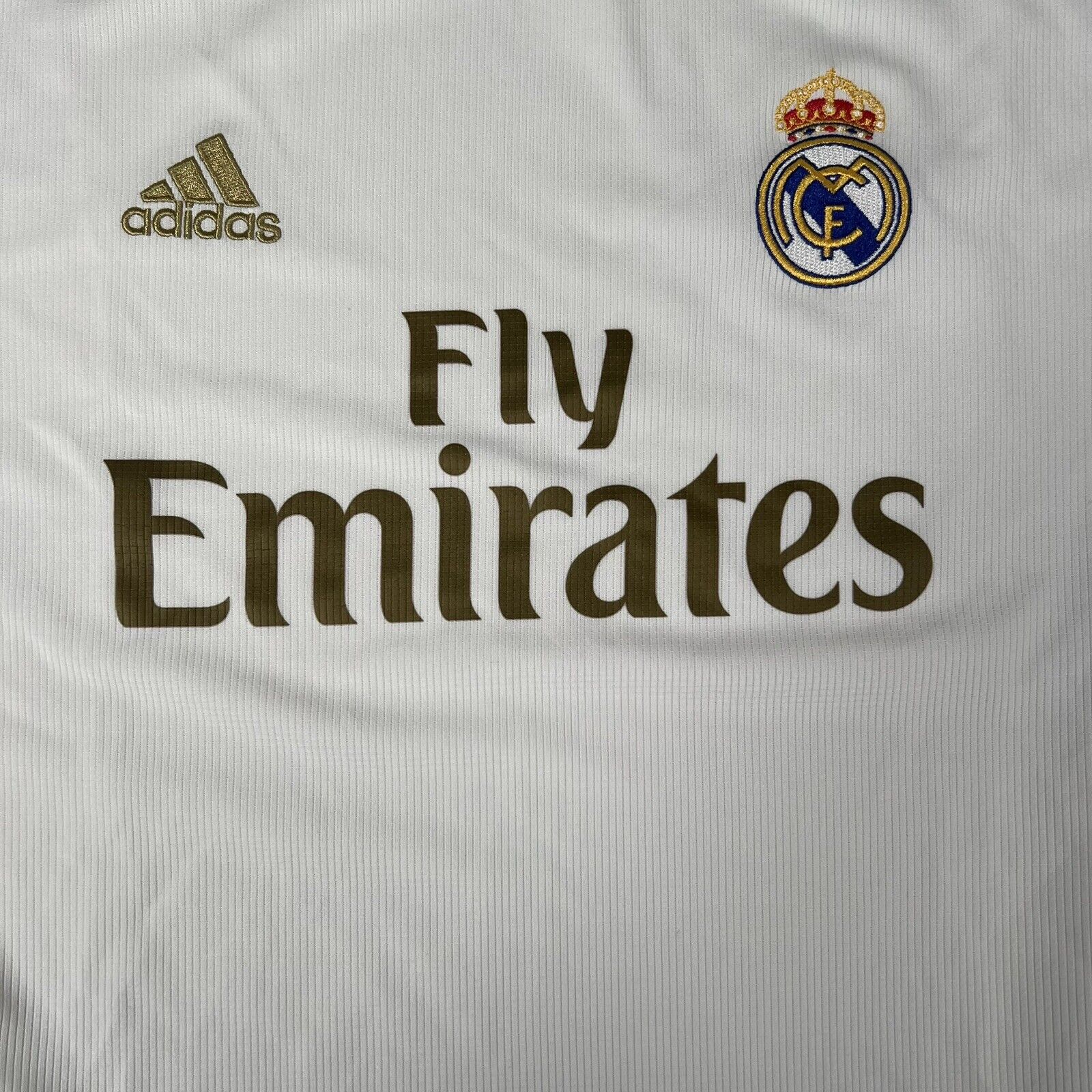 Real Madrid 2019/2020 Home Football Shirt  Men’s Large - Football Shirt Kingdom