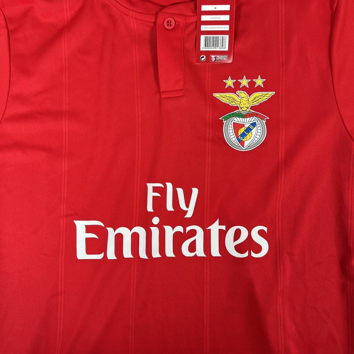 Official Benfica Home Football Shirt Medium BNWT - Football Shirt Kingdom