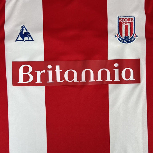 Stoke City 2008/2009 Home Football Shirt Men’s Medium - Football Shirt Kingdom