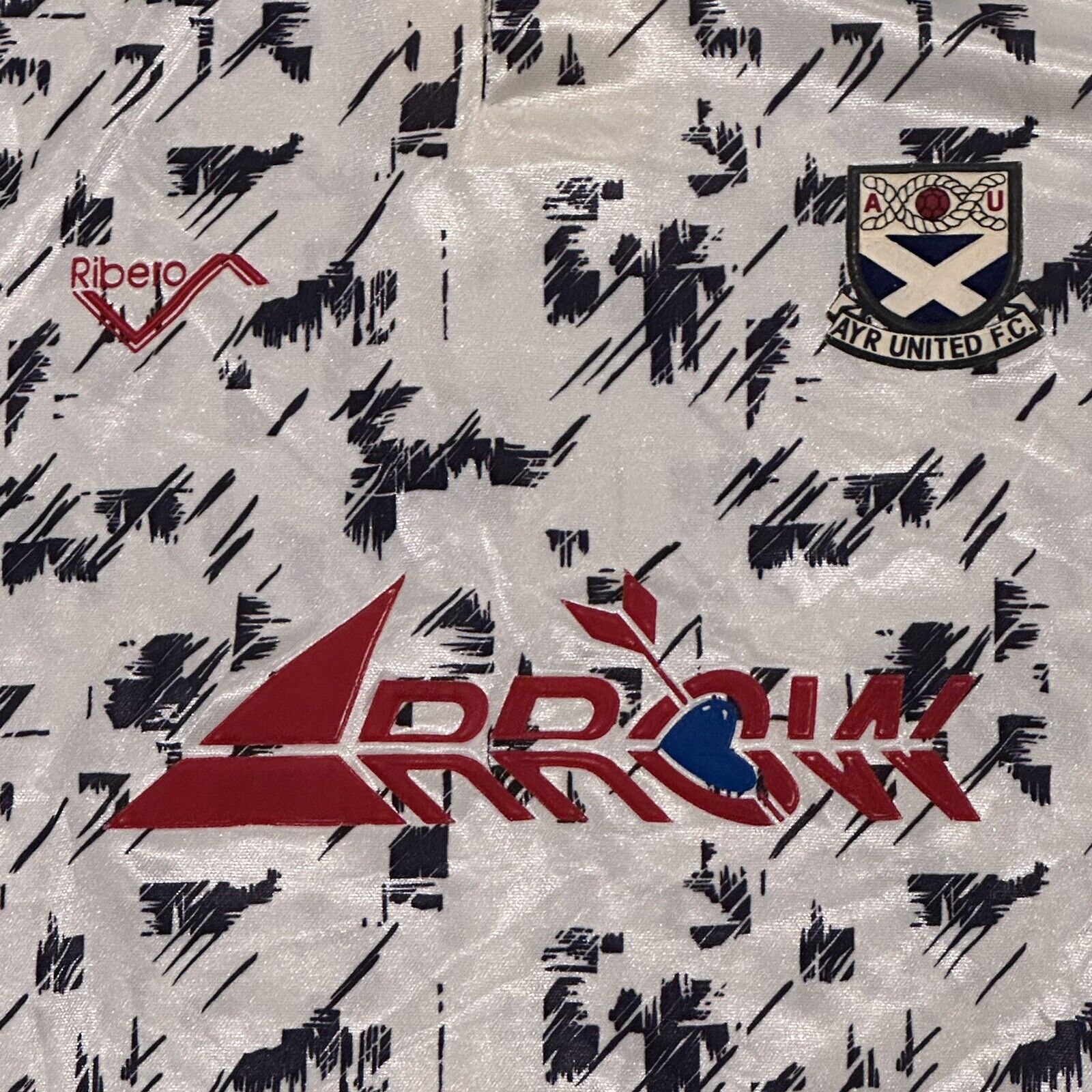 Ayr United 1993/1994 Home Football Shirt Large - Football Shirt Kingdom