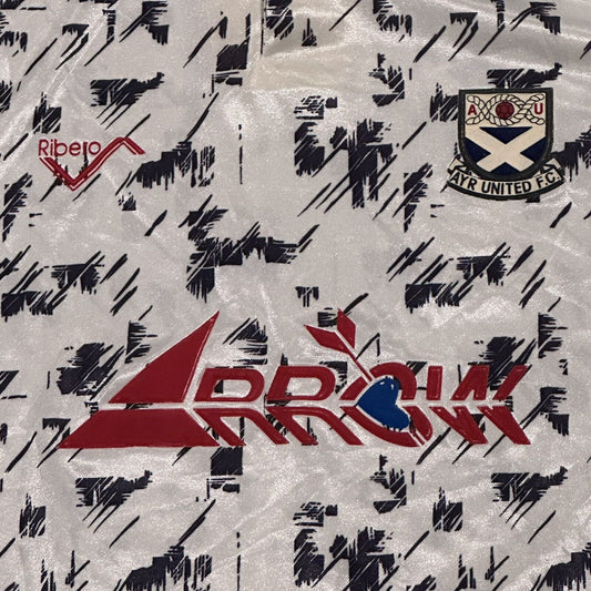 Ayr United 1993/1994 Home Football Shirt Large - Football Shirt Kingdom