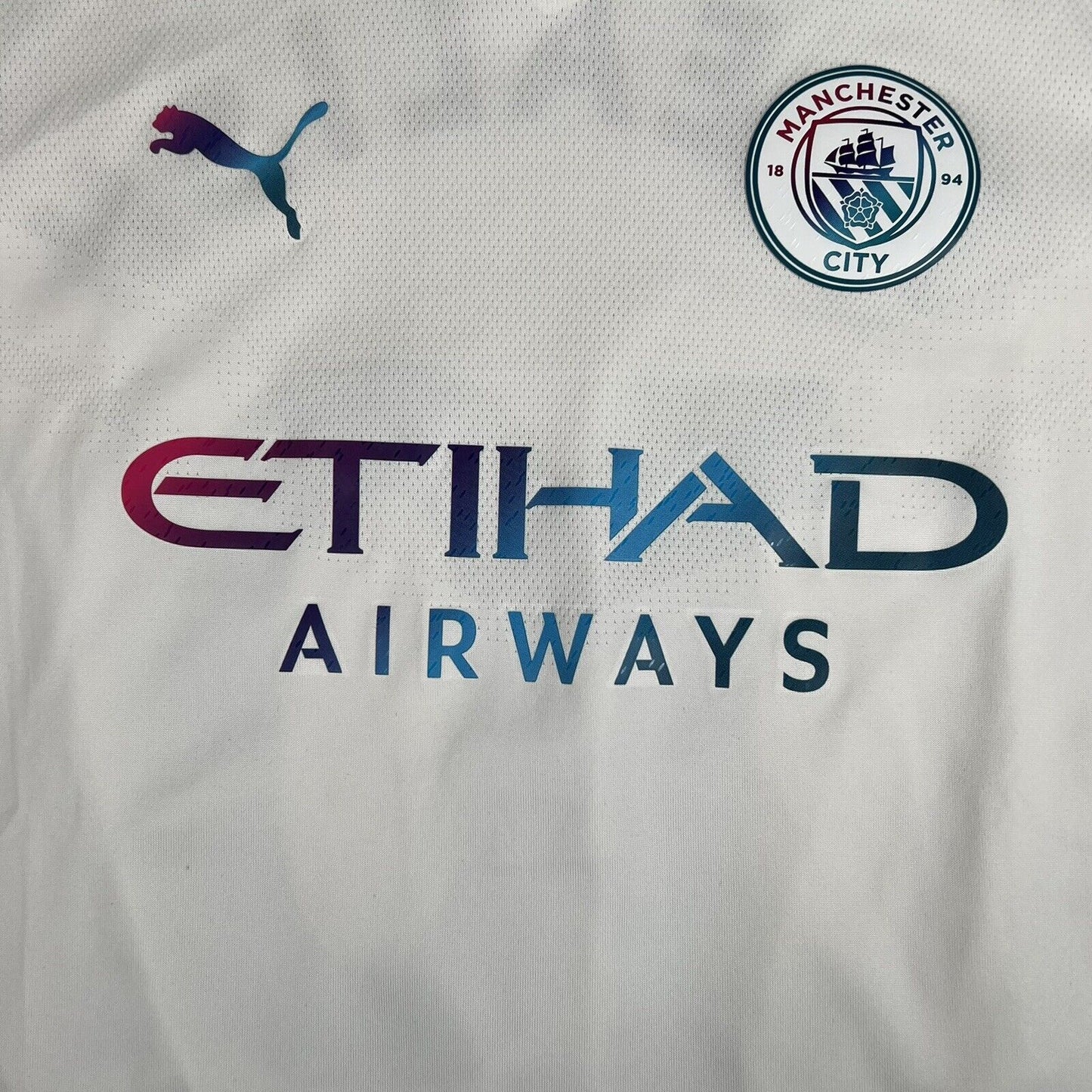 Manchester City GREALISH  10 2021/2022 Away Football Shirt Player Spec Medium