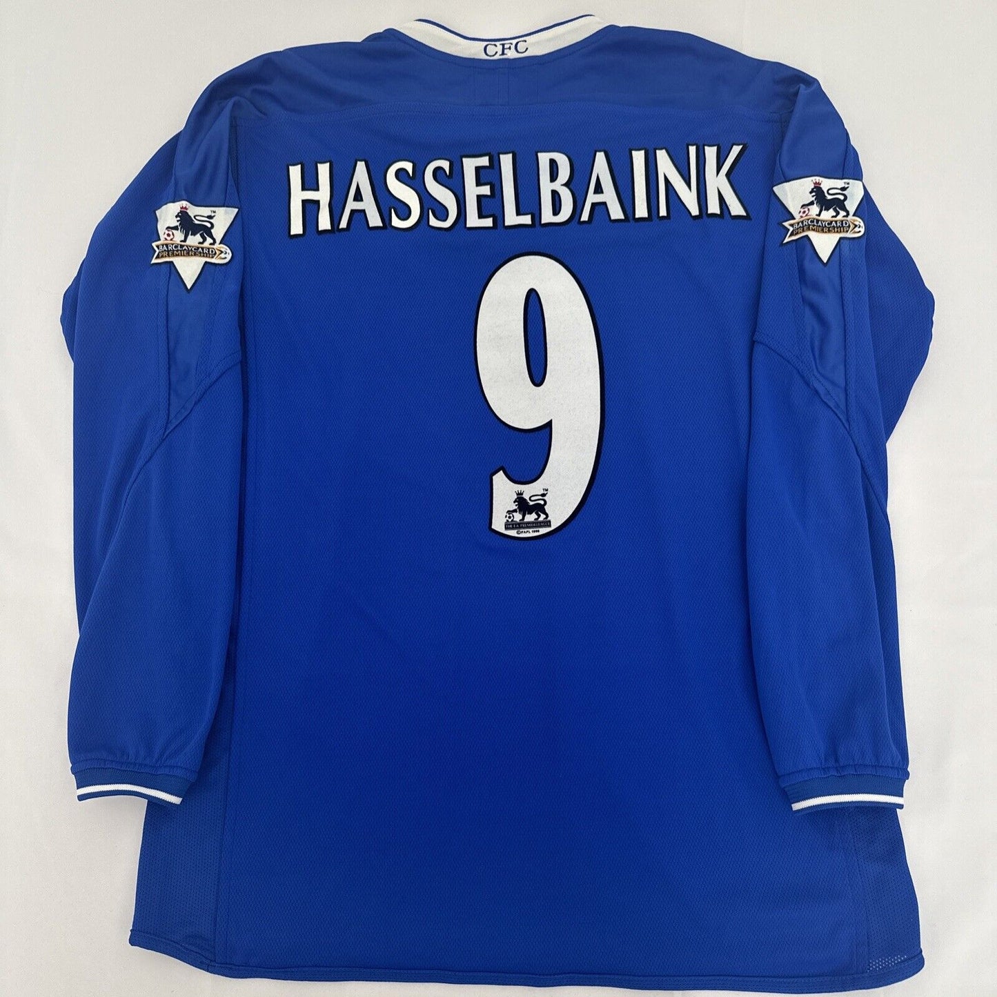 hasselbaink 9 chelsea 2003 2004 2005 home football shirt long sleeve large3