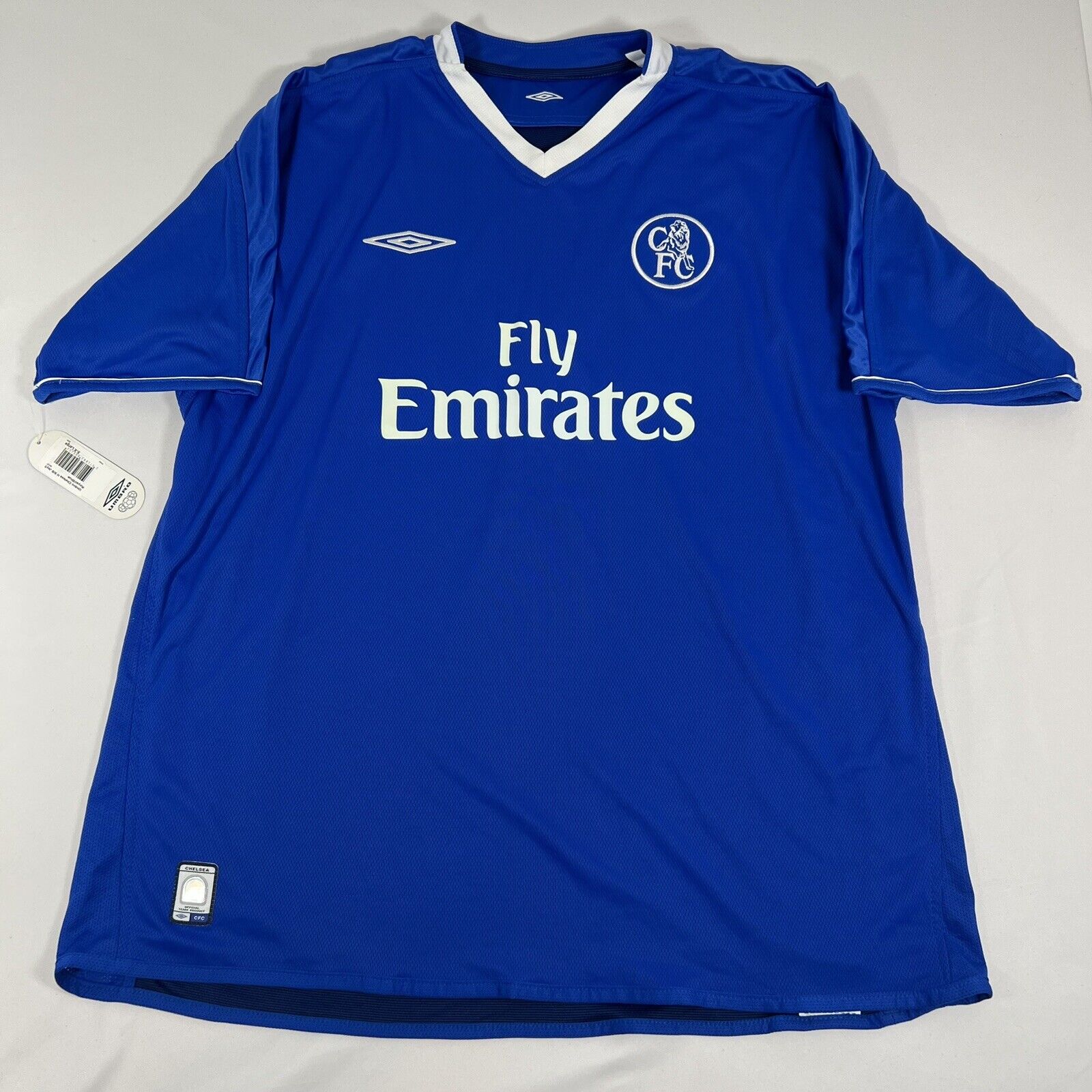 bnwt chelsea 2003 2004 2005 home football shirt men s xxl3