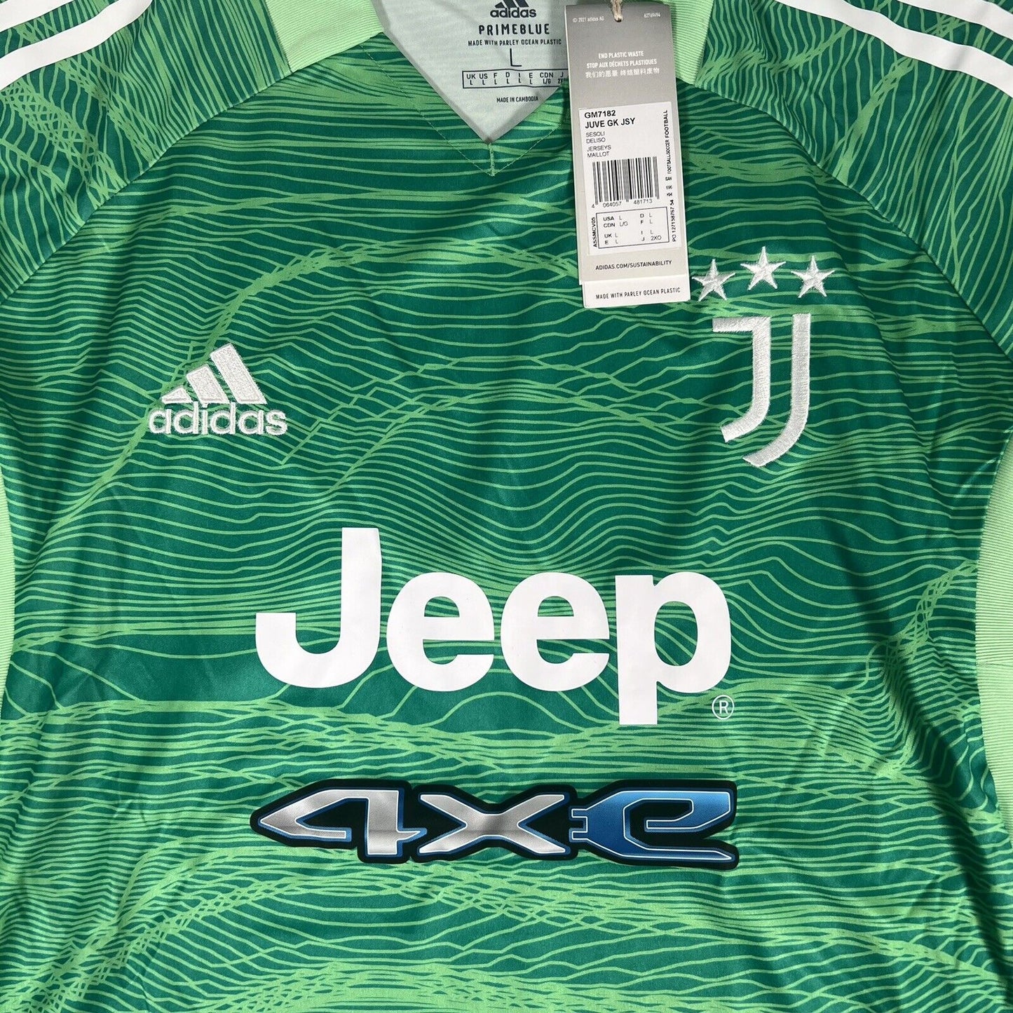 Juventus 2021/2022 Goalkeeper Football Shirt  Large BNWT - Football Shirt Kingdom