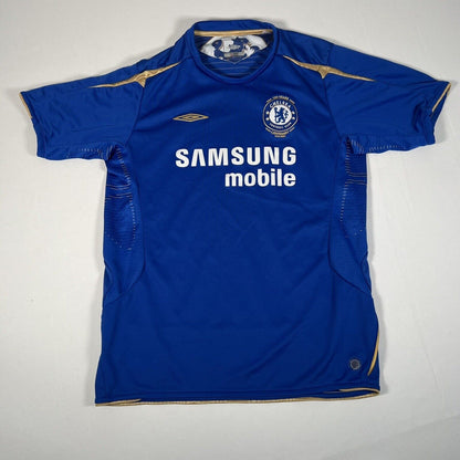 Chelsea 2005/2006 Home Football Shirt Youths XL Boys — full front view