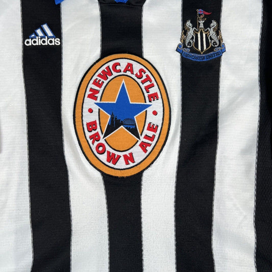 Newcastle United 1999/2000 Home Football Shirt  Large - Football Shirt Kingdom