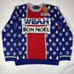 psg weah classic football shirts christmas xmas jumper sweatshirt medium bnwt4