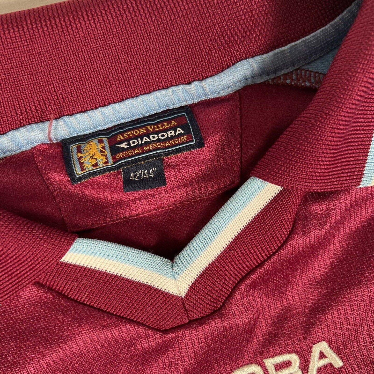 aston villa 2000 2001 home football shirt men s large4