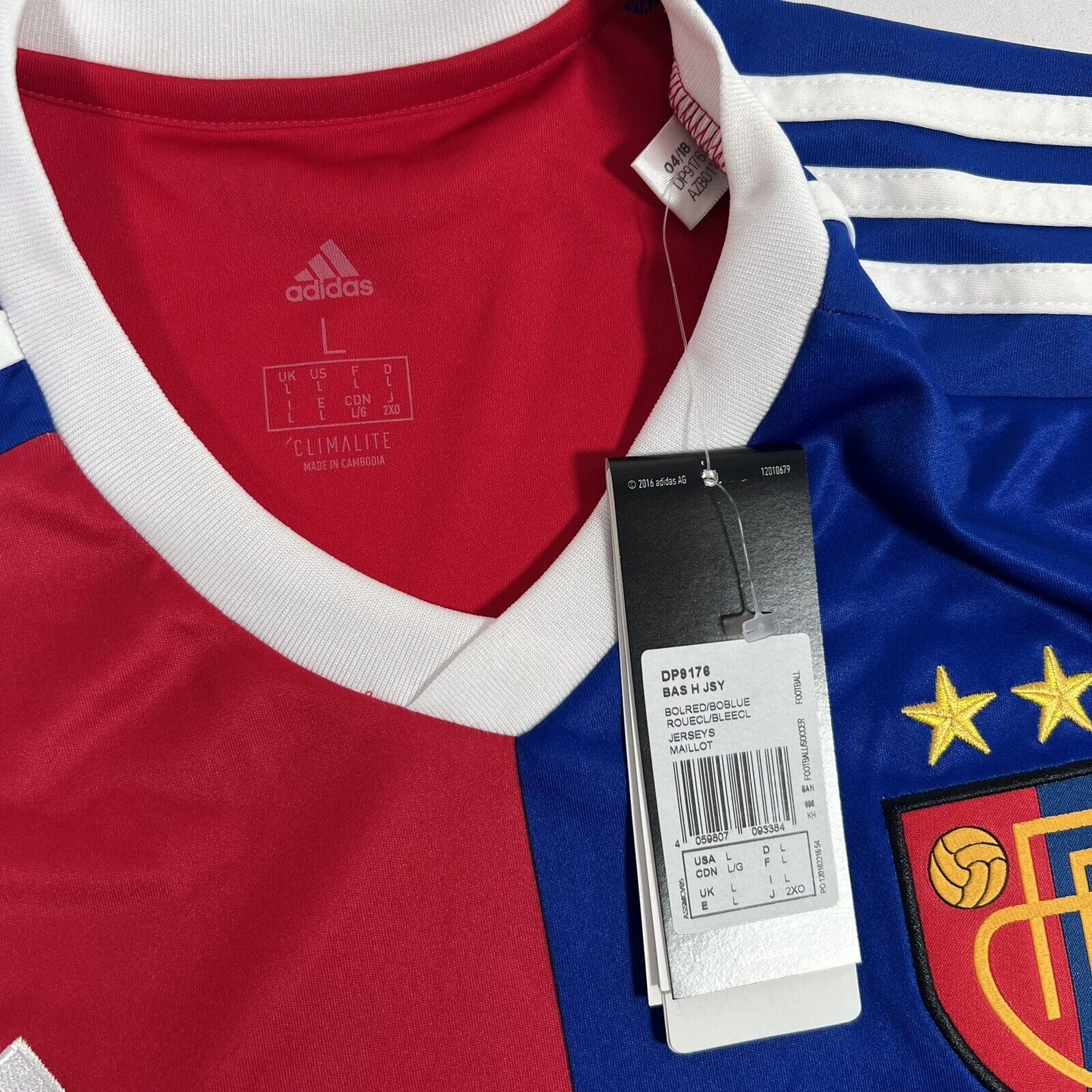 bnwt basel 2018 2019 home football shirt large2