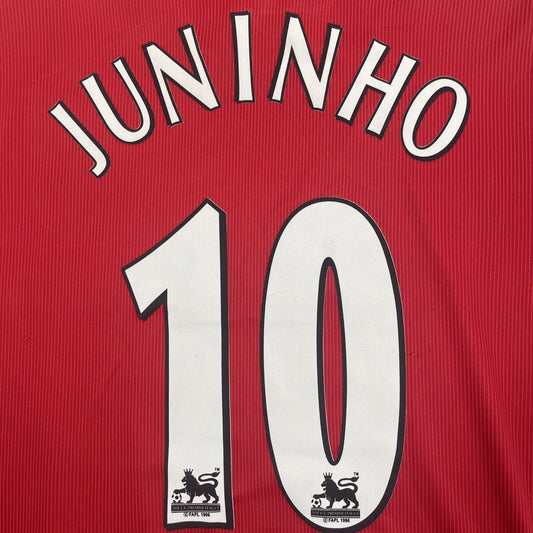 Middlesbrough JUNINHO 10 2002/2003 Home Football Shirt XXL - Football Shirt Kingdom