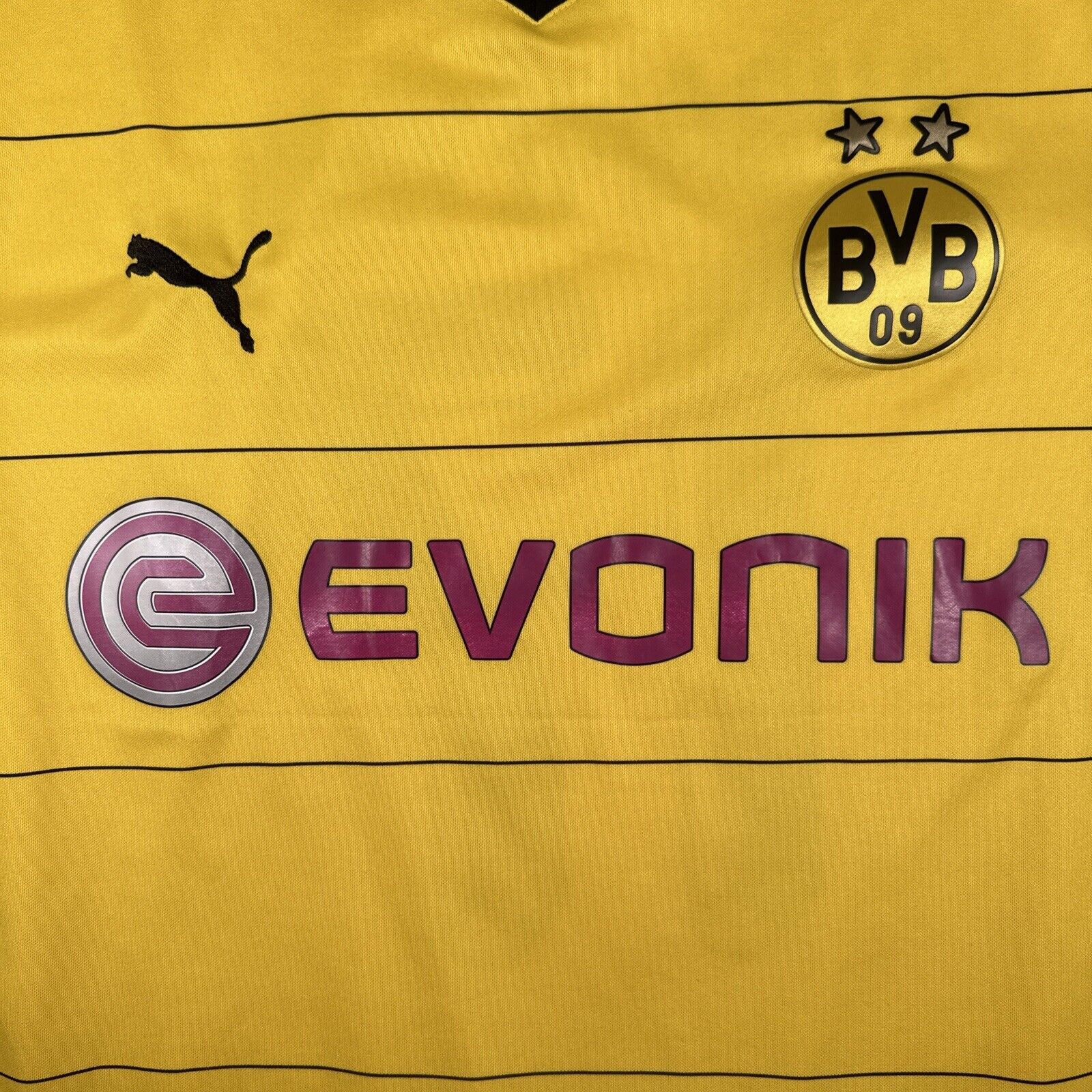aubameyang 17 borussia dortmund 2015 2016 home football shirt xl2