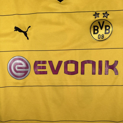 aubameyang 17 borussia dortmund 2015 2016 home football shirt xl2