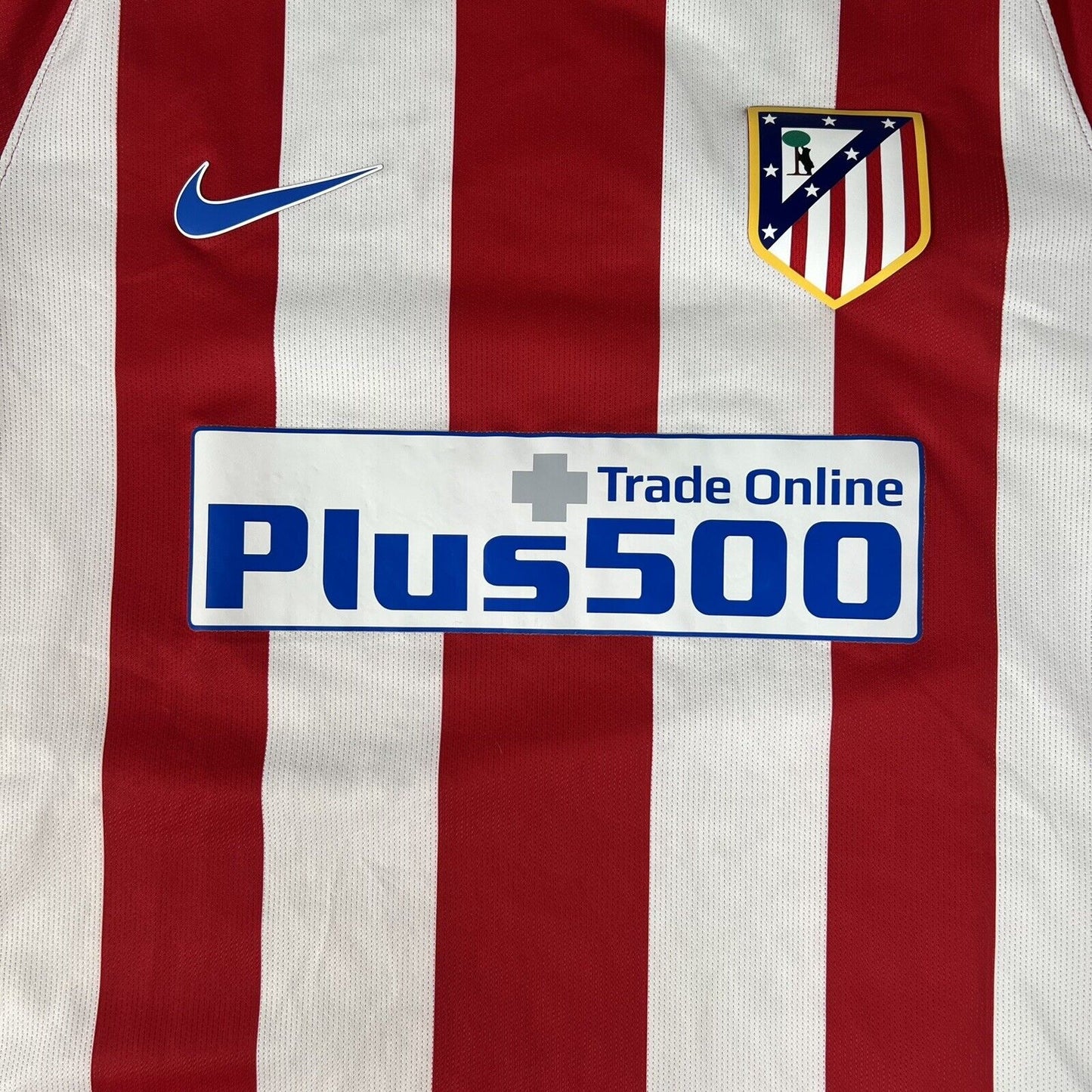 Atletico Madrid 2016/2017 Home Football Shirt Player Spec Medium - Football Shirt Kingdom