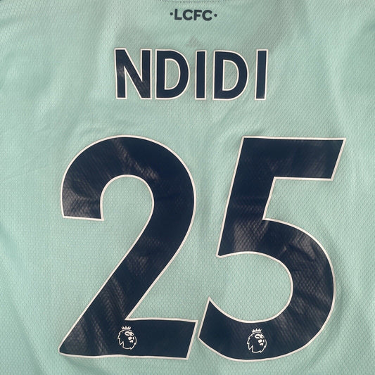 Leicester City NDIDI 25 2021/2022 Away Football Shirt Large - Football Shirt Kingdom