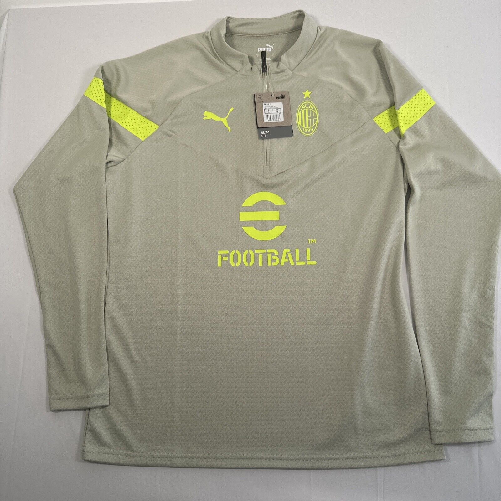 ac milan 2022 2023 half zip training football shirt bnwt large2