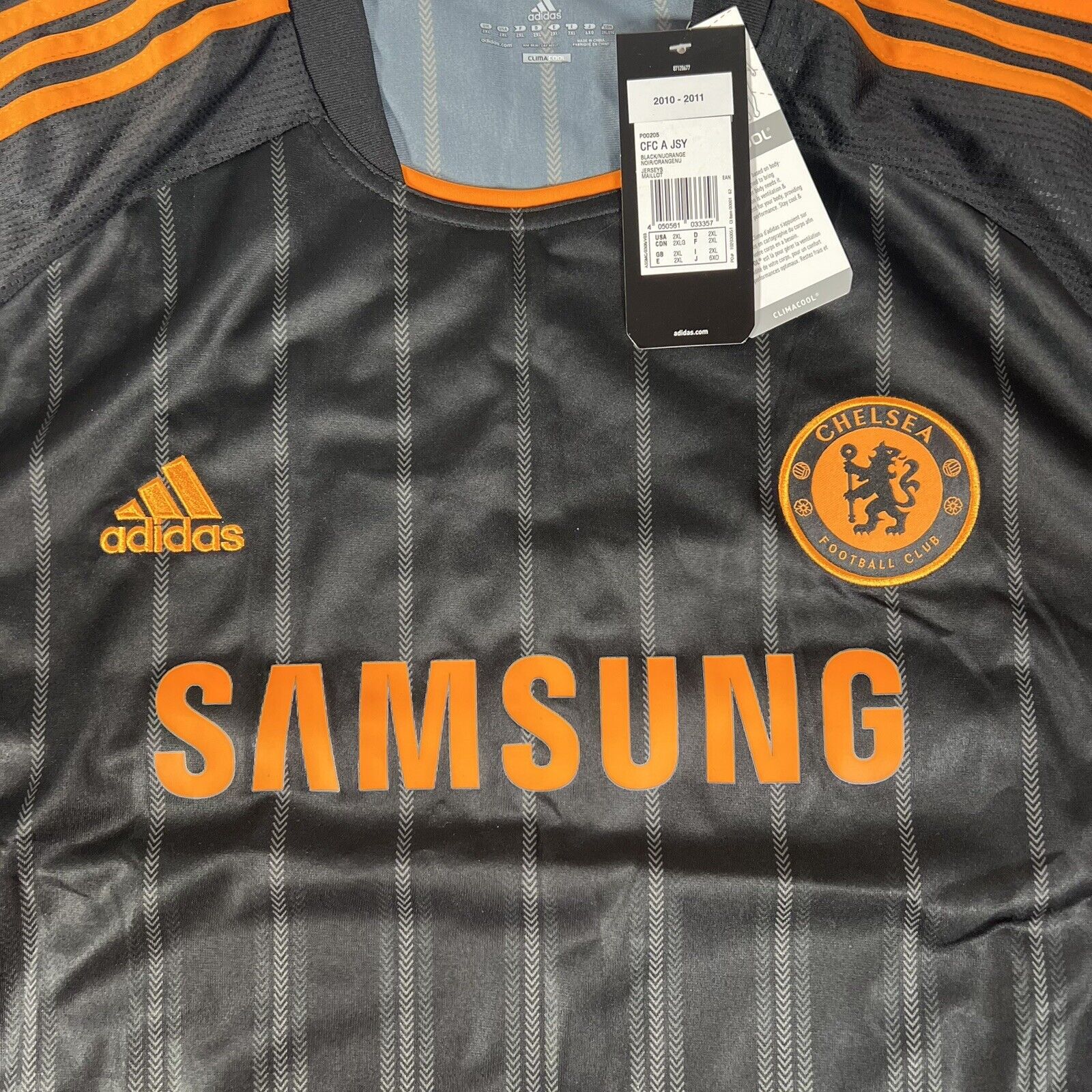 BNWT Chelsea 2010/2011 Away Football Shirt  XXL - Football Shirt Kingdom