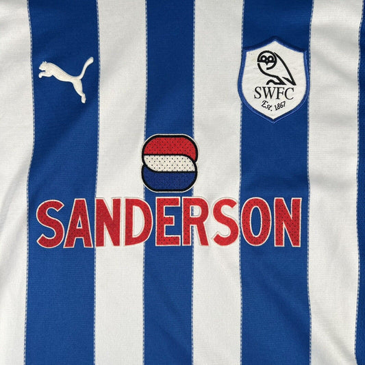 Sheffield Wednesday 1999/2000 Home Football Shirt  Medium - Football Shirt Kingdom