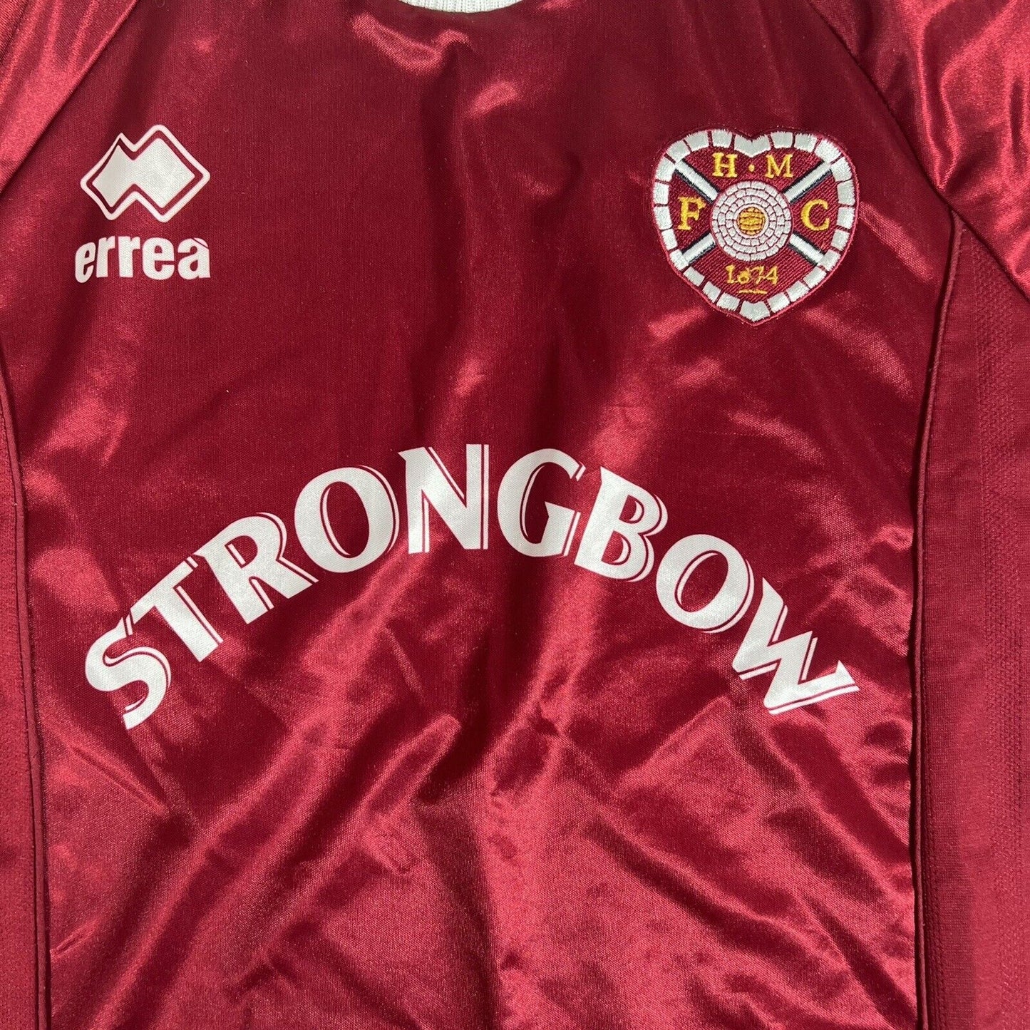 Heart of Midlothian Hearts 2000/2001 Home Football Shirt  XL - Football Shirt Kingdom