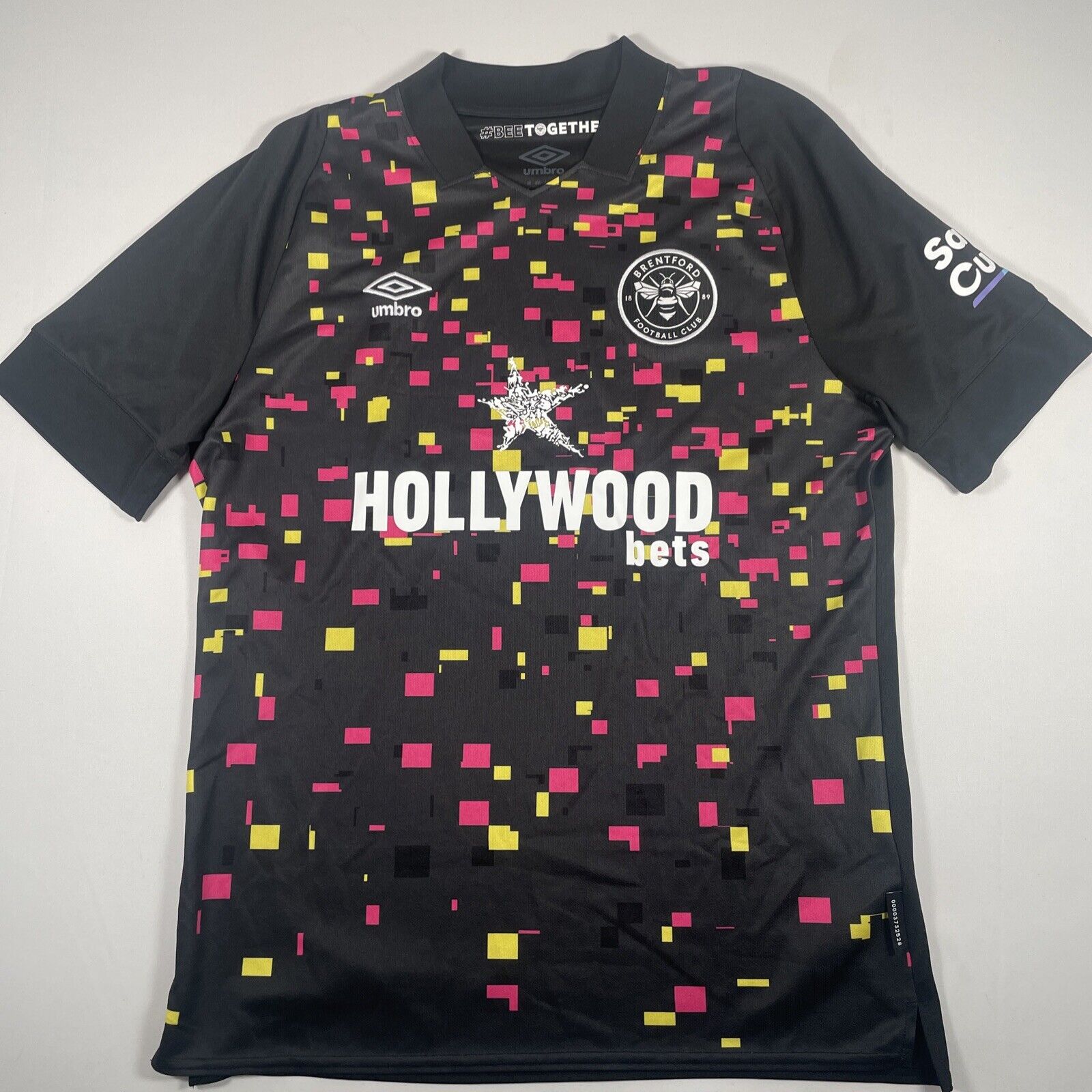 brentford 2022 2023 away football shirt men s large2