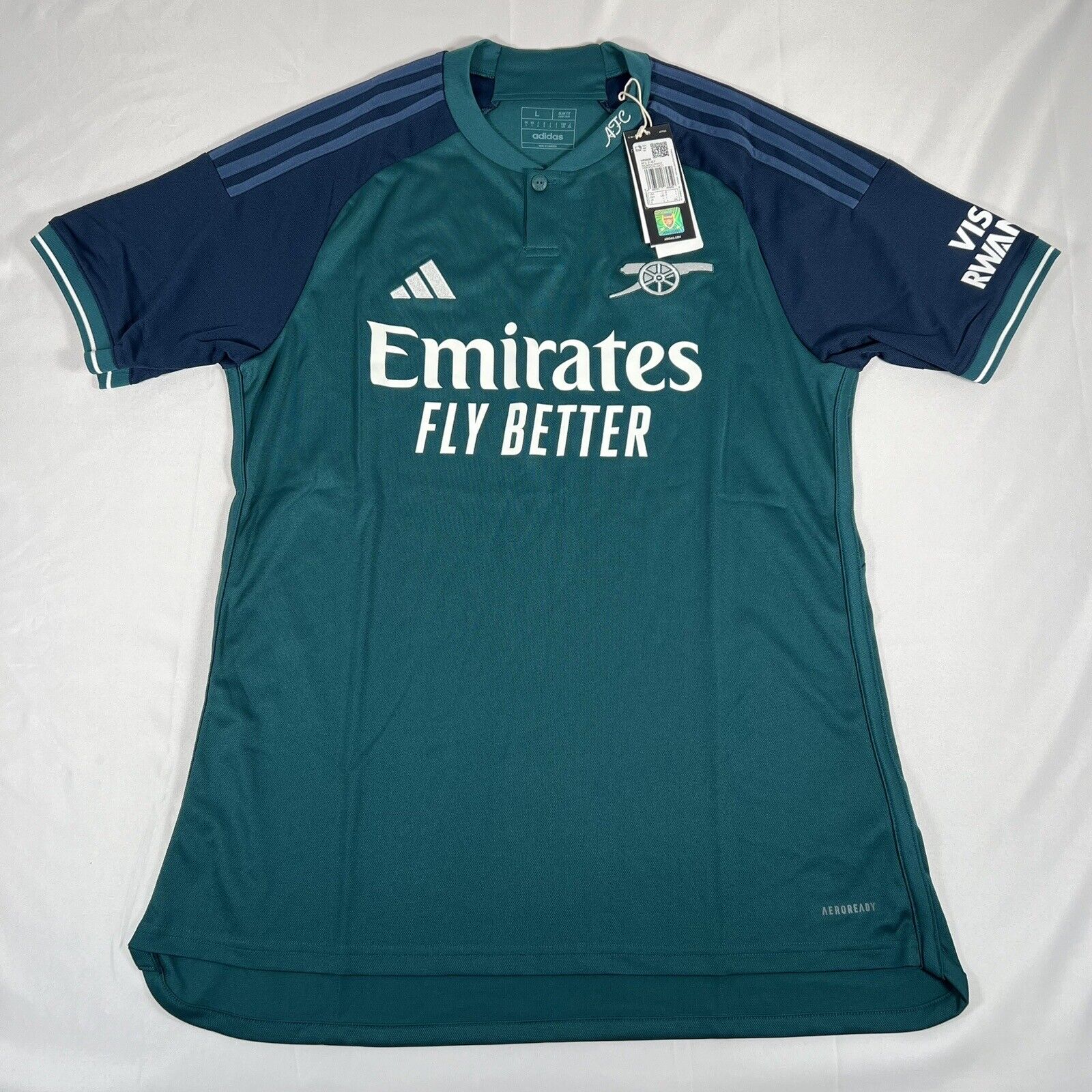 arsenal 2023 2024 third football shirt large bnwt2