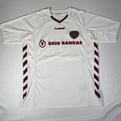 Heart of Midlothian Hearts 2005/2006 Away Football Shirt Large — full front view