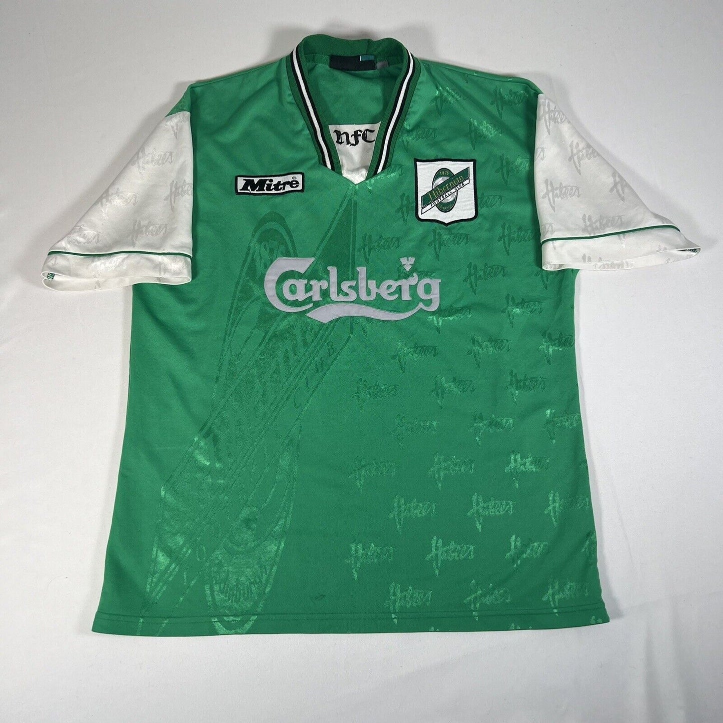 Hibernian 1996/1997/1998 Home Football Shirt  Large