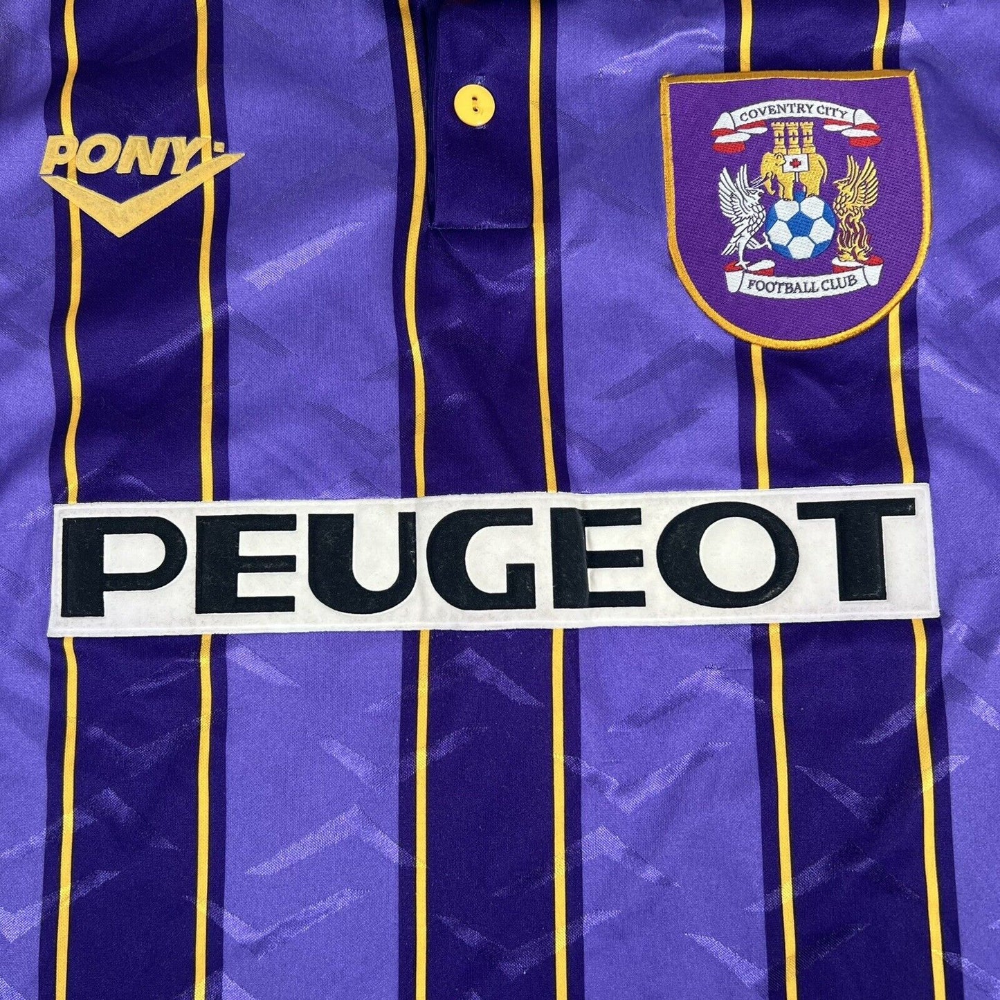 Coventry City 1995/1996 Away Football Shirt  Small