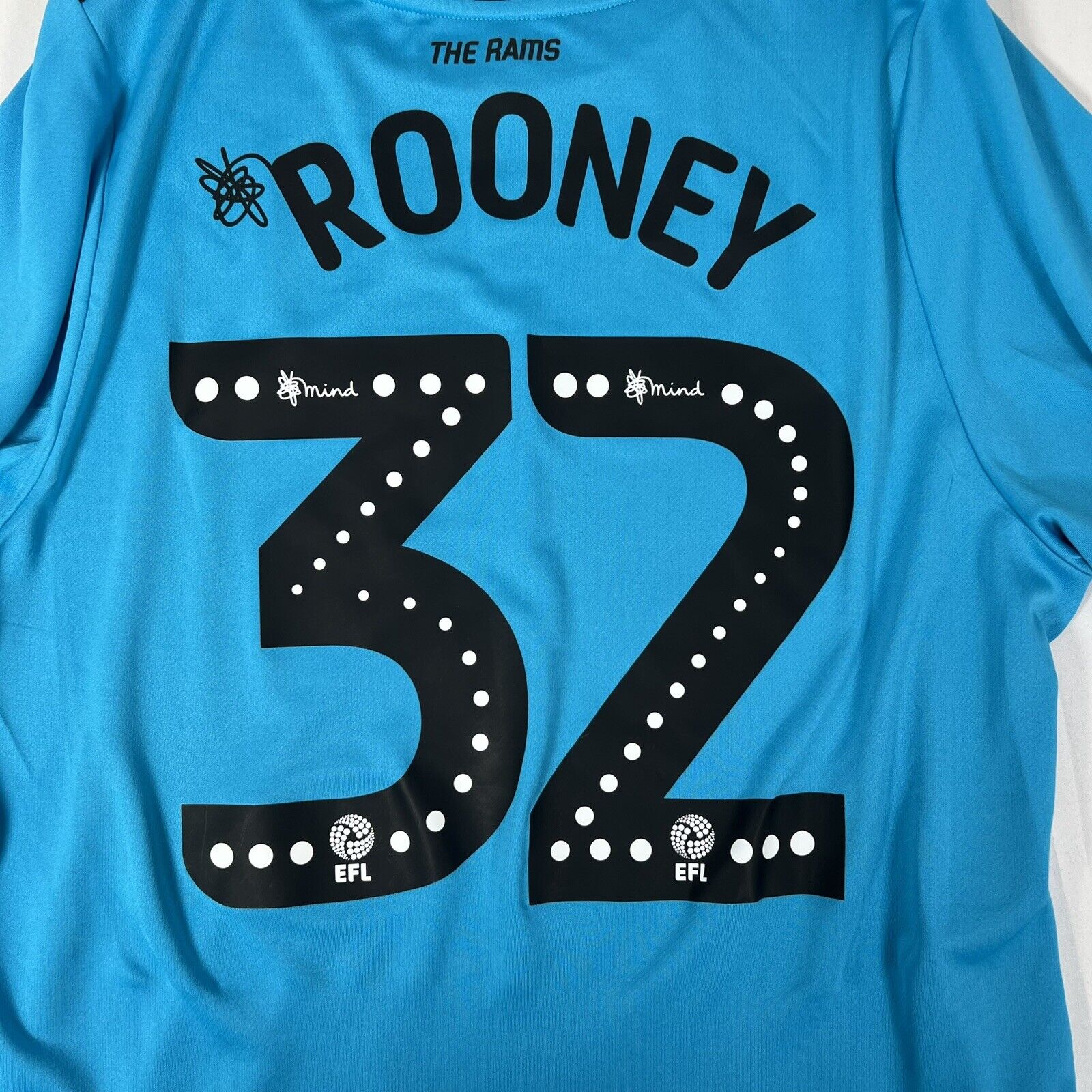 Derby ROONEY 32 2019/2020 Away Football Shirt Medium BNWT - Football Shirt Kingdom