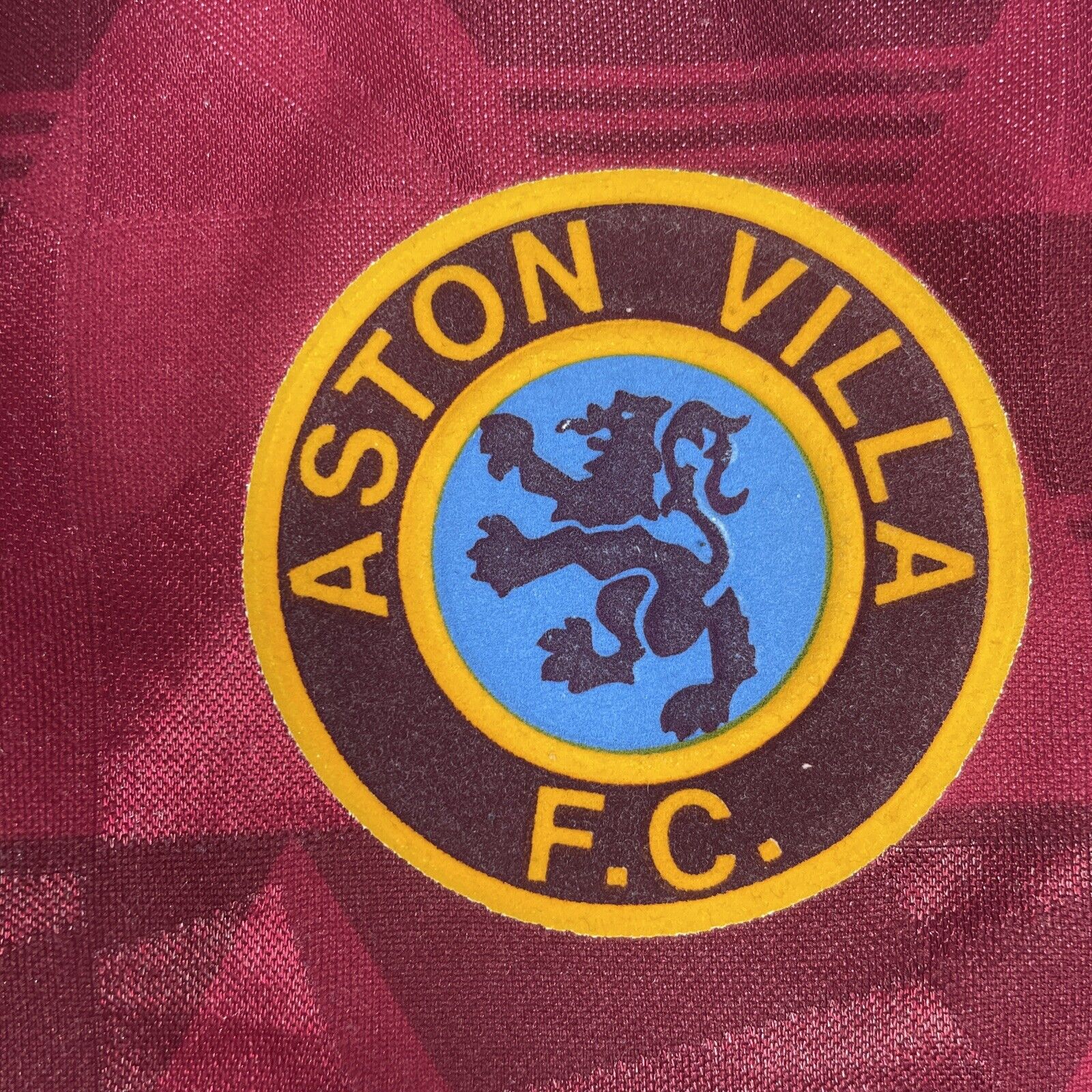 aston villa 1990 1991 1992 home football shirt men s xl4