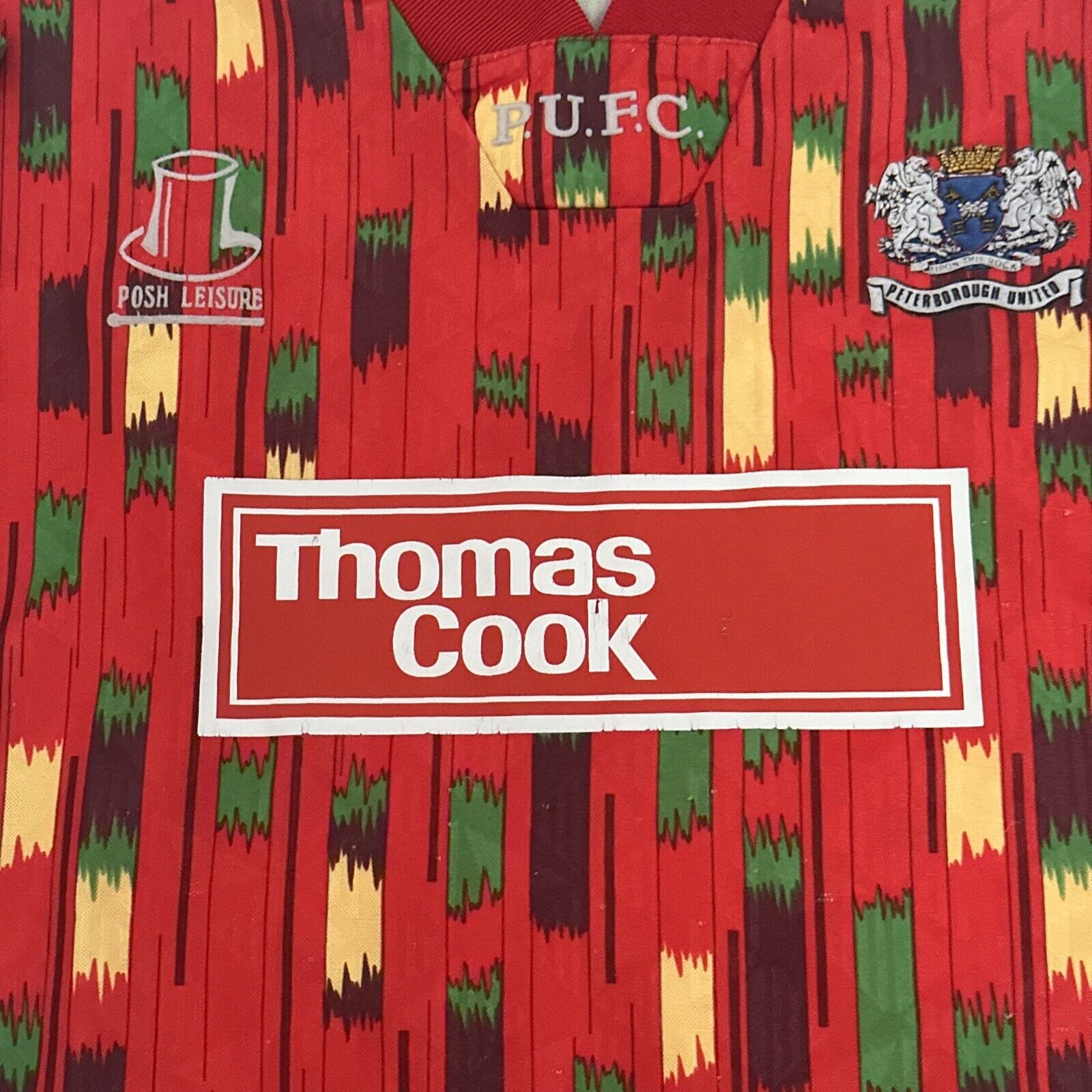 Peterborough United 1994/1995/1996 Away Football Shirt Large - Football Shirt Kingdom