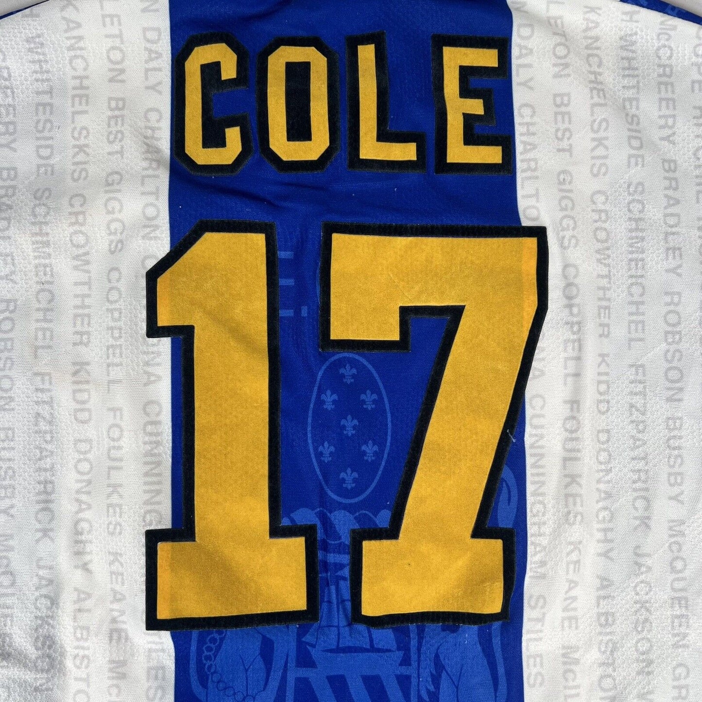 cole 17 manchester united 1994 1995 1996 third football shirt kit3