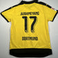 aubameyang 17 borussia dortmund 2015 2016 home football shirt xl4